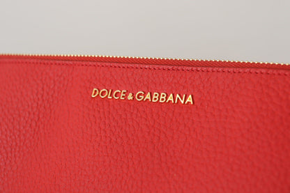 Rote Leder Clutch Schulter Borse Seestern Geldbörse