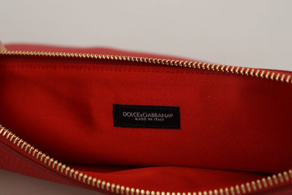 Rote Leder Clutch Schulter Borse Seestern Geldbörse