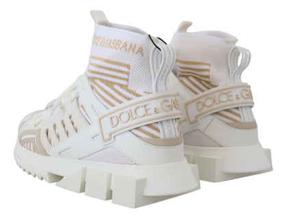 Weiß Beige Sorrento Turnschuhe Schuhe