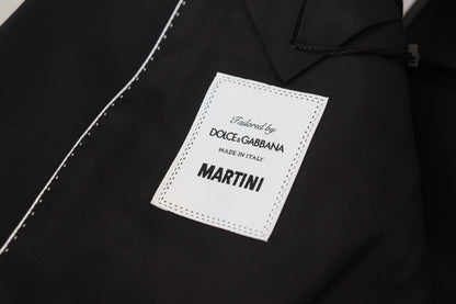 Schwarze Jacke Weste 2 Stück MARTINI Blazer
