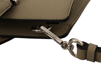 Salbeigrüne Leder-Tote-Tasche