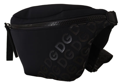 Schwarze Neopren-Tasche mit Millennials-Logo-Druck