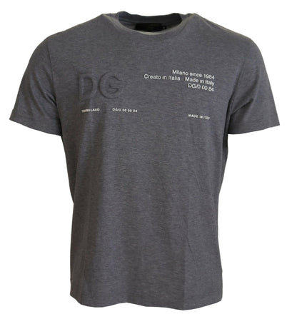 Graues Logo-Baumwoll-Top Exklusive T-shirt