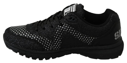 Schwarz Laufen Jasmines Turnschuhe Schuhe