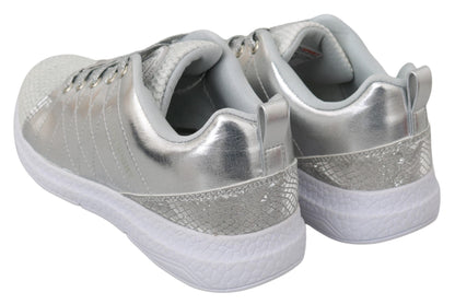 Gisella Silber Polyester Turnschuhe Schuhe