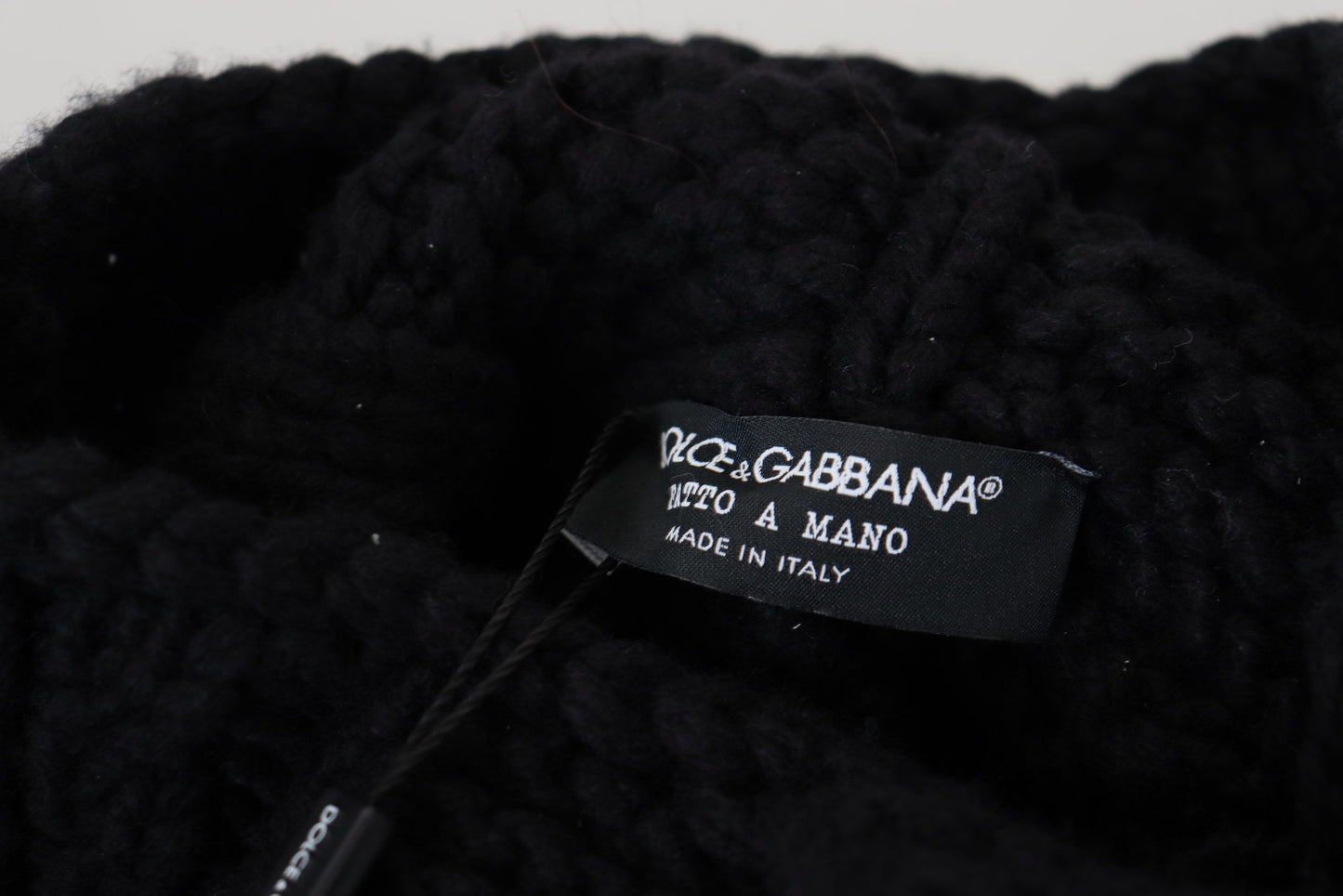Schwarzer Kaschmir-Rollkragenpullover