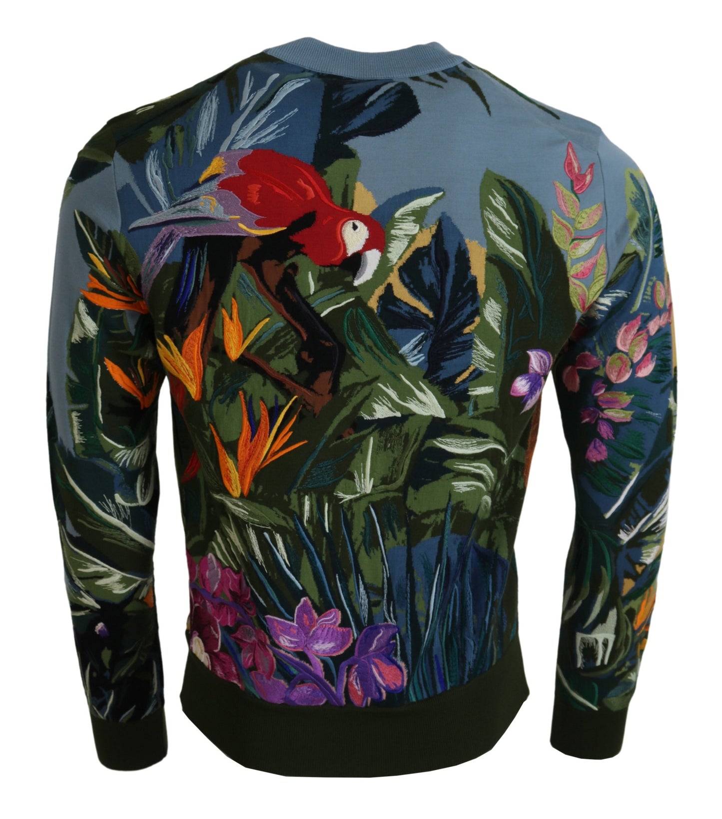Dschungel Wolle Seide Pullover Logo Pullover