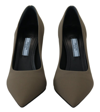 Grün Wildleder Leder Heels Stilettos Pumps Schuhe