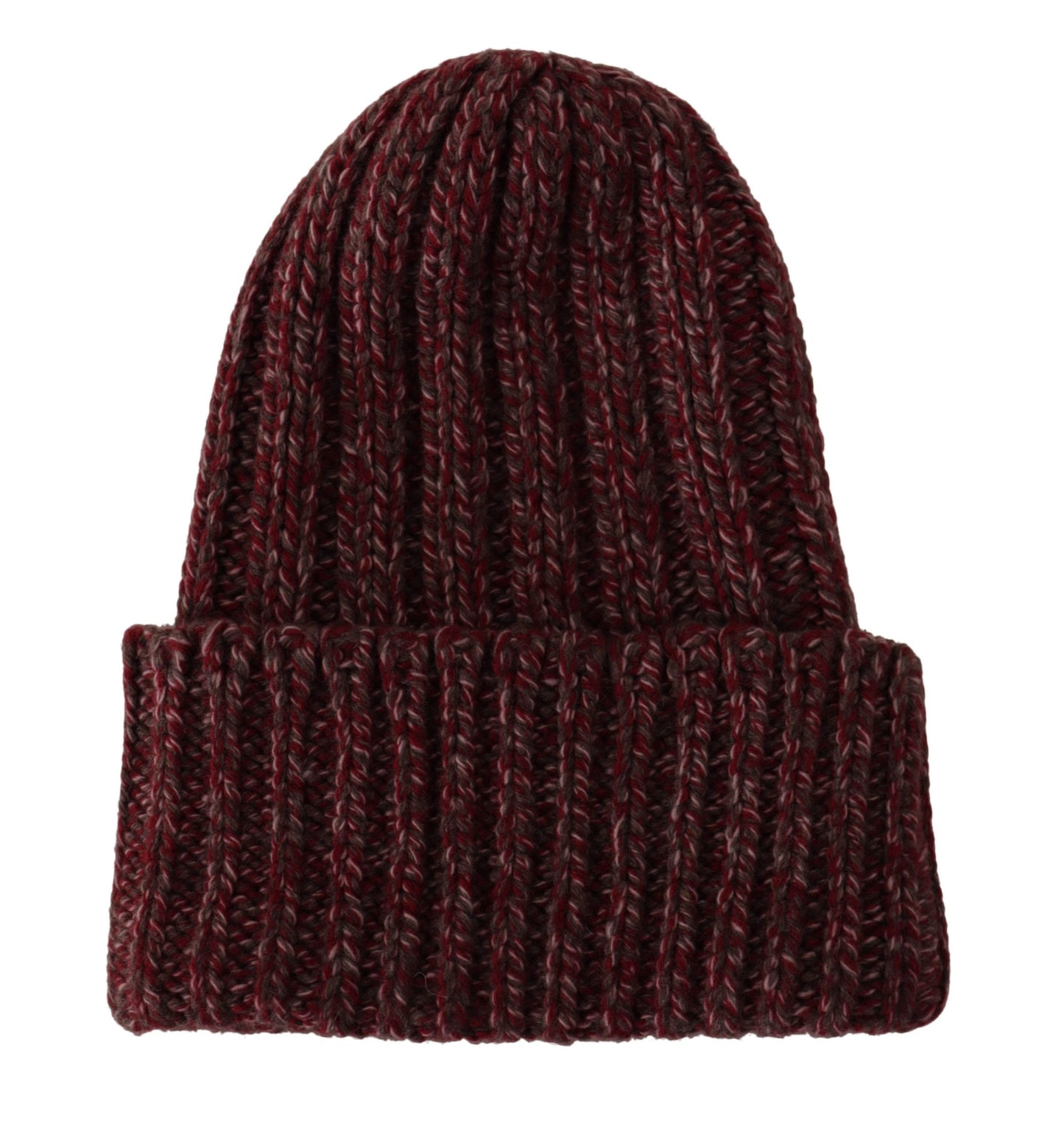 Bordeaux Capello Kaschmir-Strickmütze