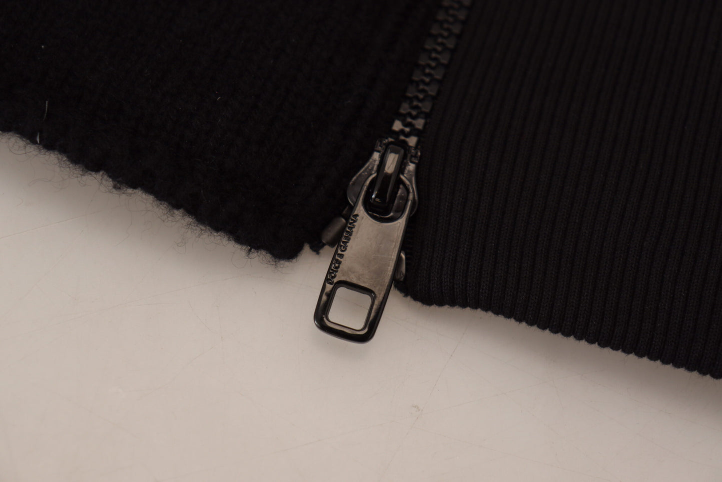 Schwarzer DG Logo Pullover aus Baumwolle