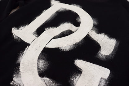 Schwarzer DG Logo Pullover aus Baumwolle