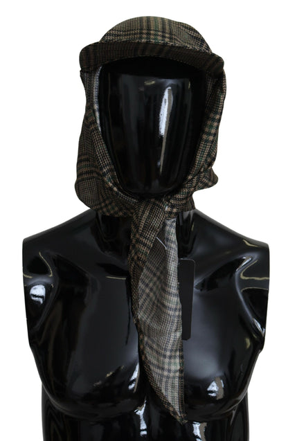 Multicolor Plaid Muster ganze Kopf wickeln Hut