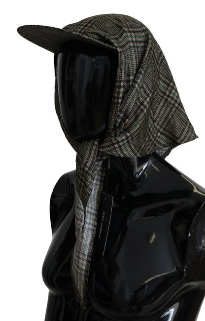 Multicolor Plaid Muster ganze Kopf wickeln Hut