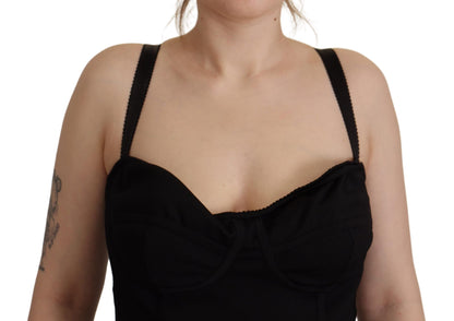 Ärmelloses Bustier Korsett Oberteil mit Reißverschluss