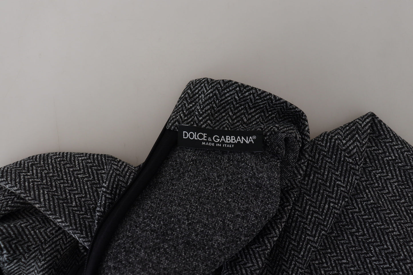 Dunkelgrauer Nylon-Rollkragenpullover