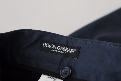 Blaue Bermudas mit niedriger Taille für Männer Shorts
