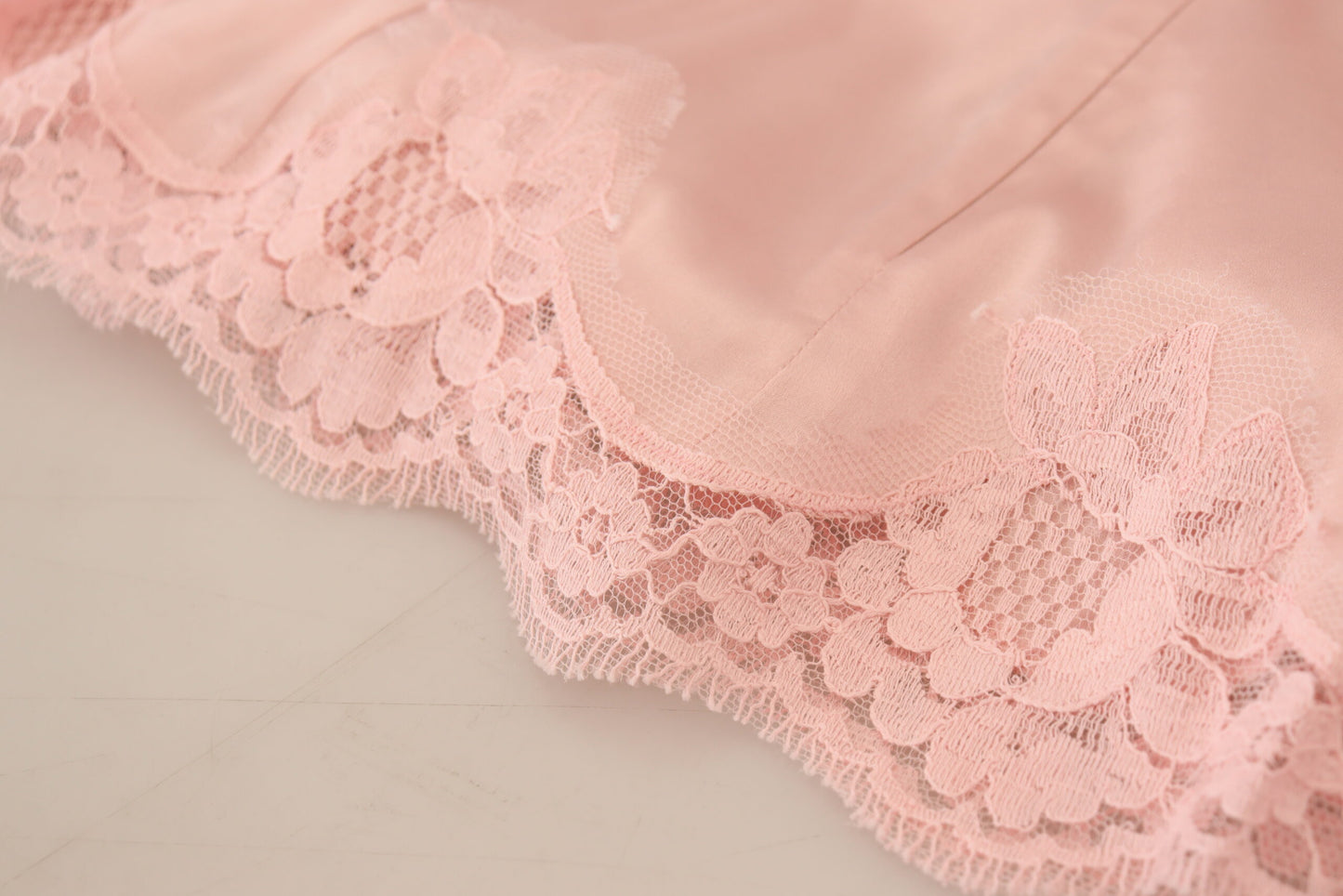 Pinke florale Spitze ärmelloses Tank-Bluse Top
