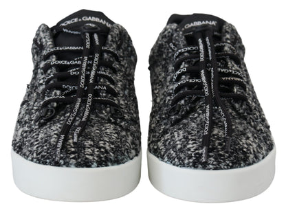 Schwarz Shearling Sport Herren Turnschuhe Schuhe