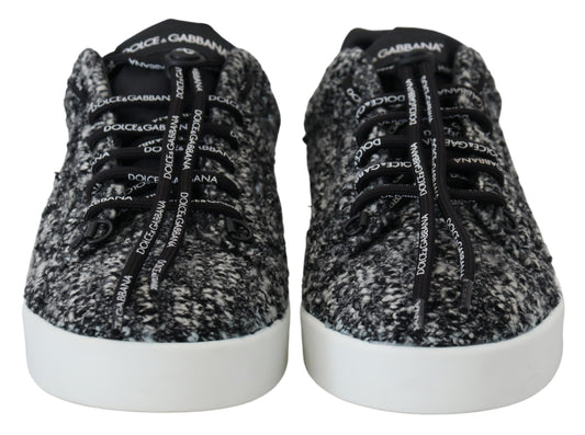 Schwarz Shearling Sport Herren Turnschuhe Schuhe