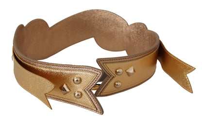 Gold Leder LOVE Patch Tasche Schulterriemen