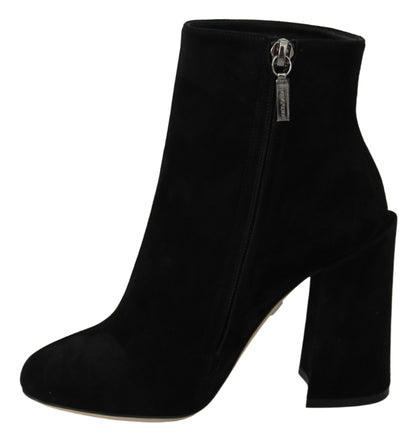 Schwarz Wildleder L'Amore E'Bellezza Stiefel Schuhe