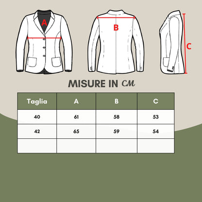 Bedruckte Jacke aus Polyester in Kurzform