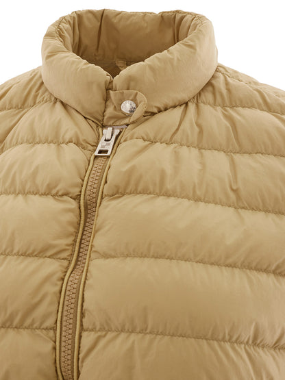 Beige Leichte Steppjacke