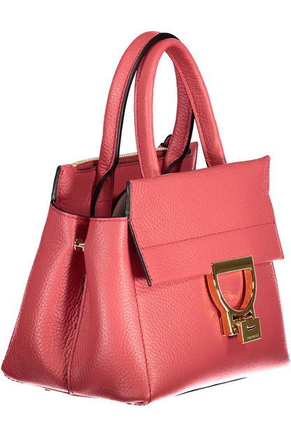 Rosa Lederhandtasche