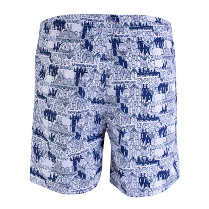 Badeshorts mit Logostempel