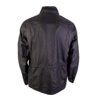 Wachs-Effekt Schwarz C.P. Company Jacke