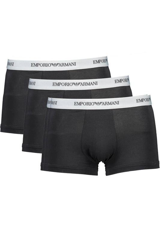 Schwarze Baumwollunterwäsche