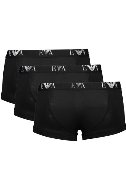 Schwarze Baumwollunterwäsche