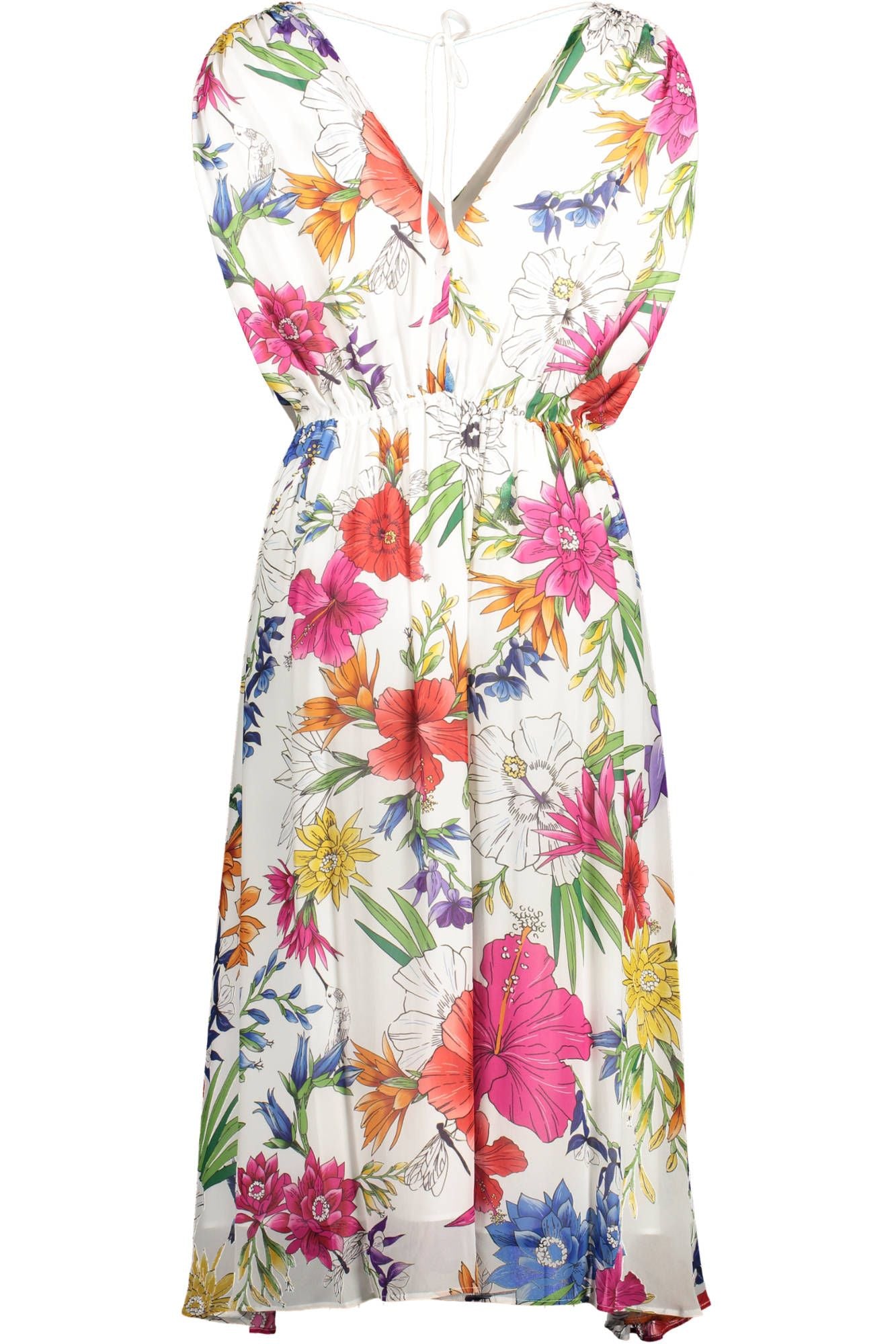Weißes Viskosekleid