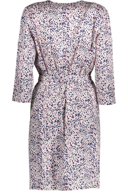 Rosa Viskose-Kleid