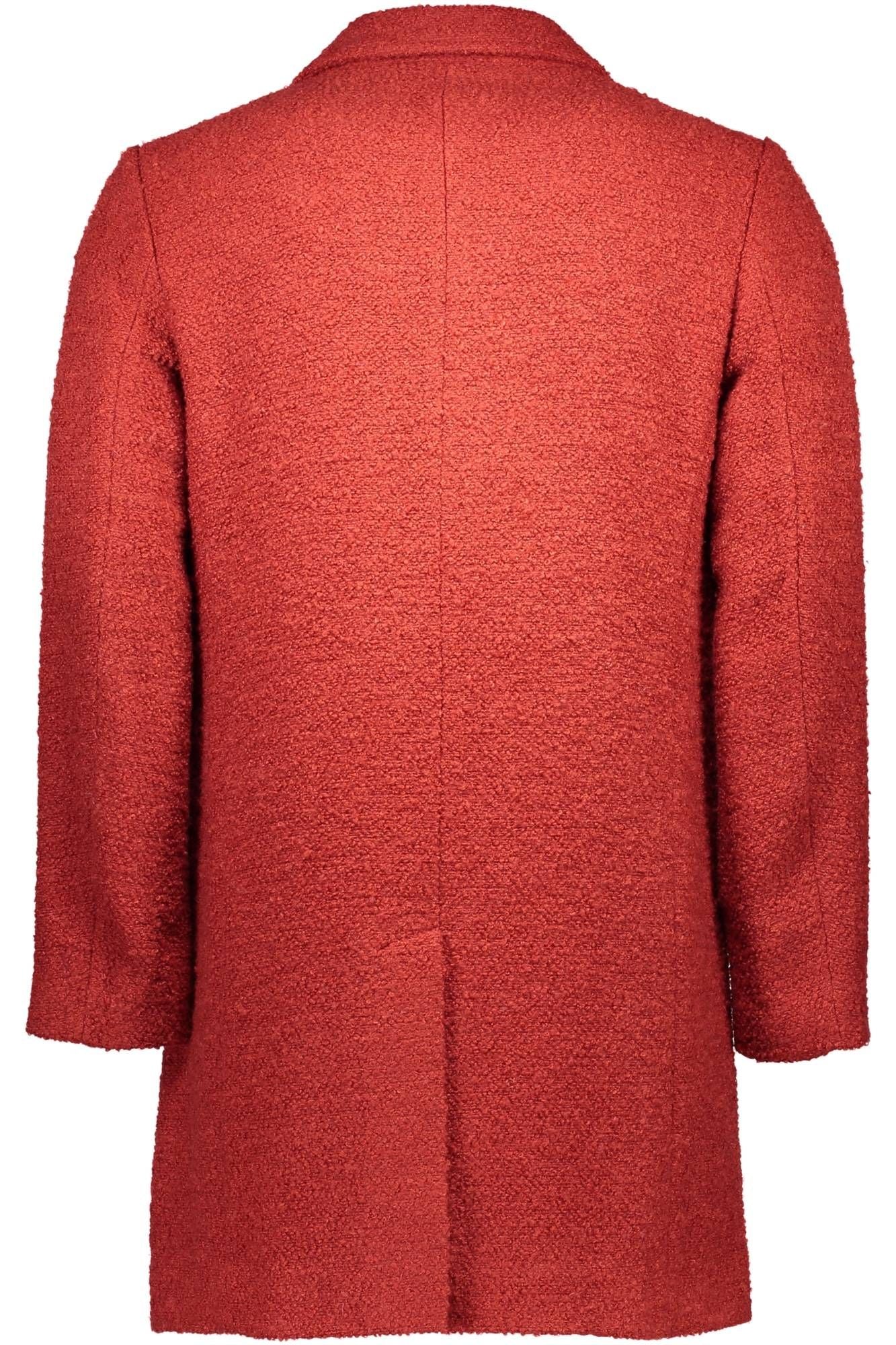 Rote Polyester-Jacke