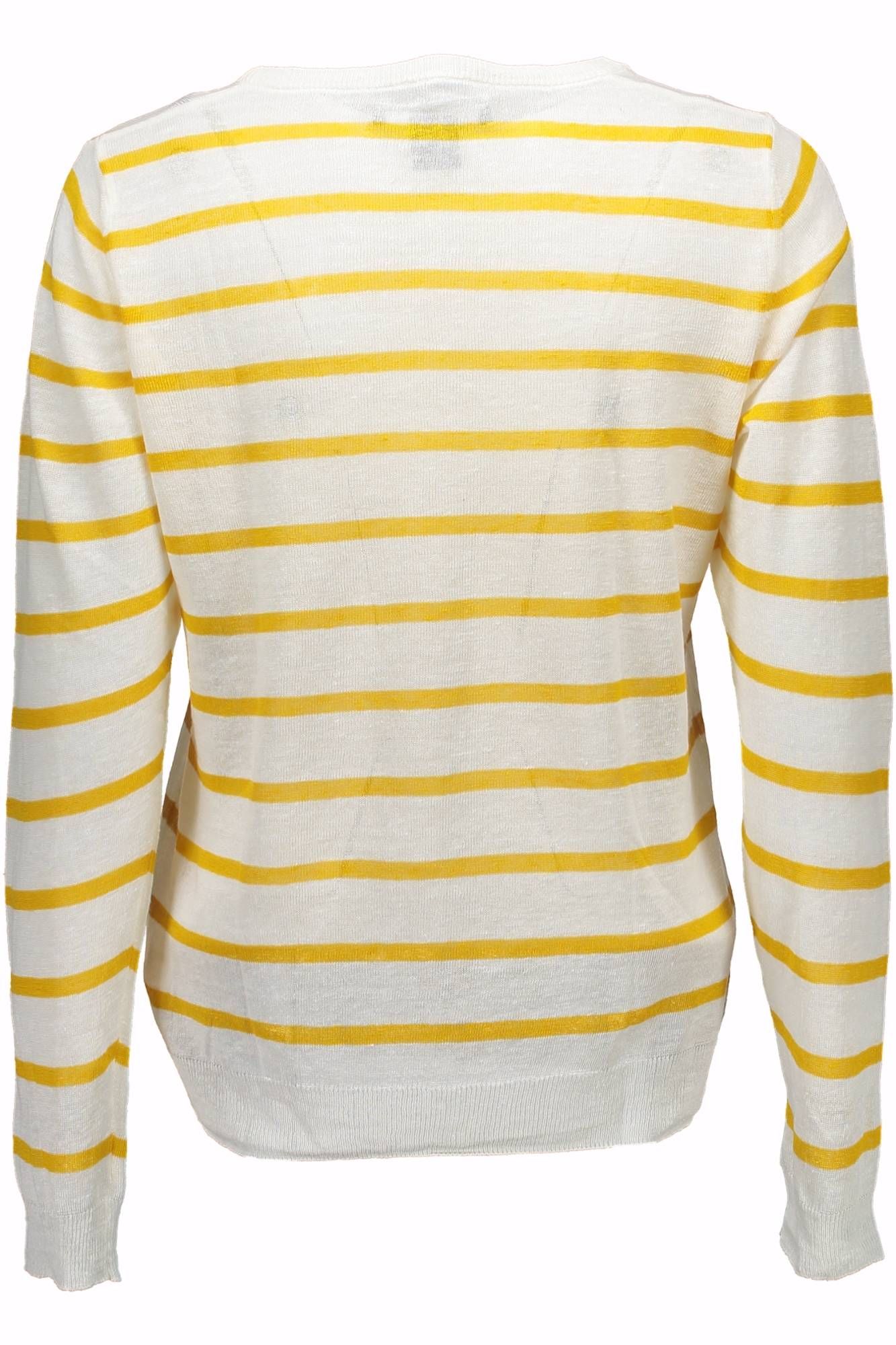 Weißer Baumwollpullover