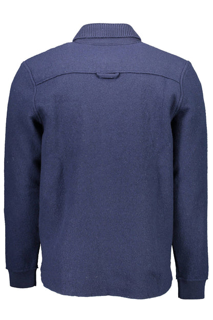 Blauer Pullover aus Wolle