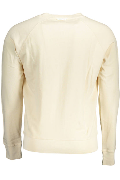 Beigefarbener Baumwollpullover