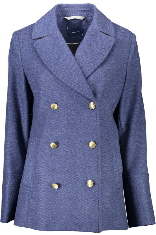 Blaue Polyester Jacken & Mantel