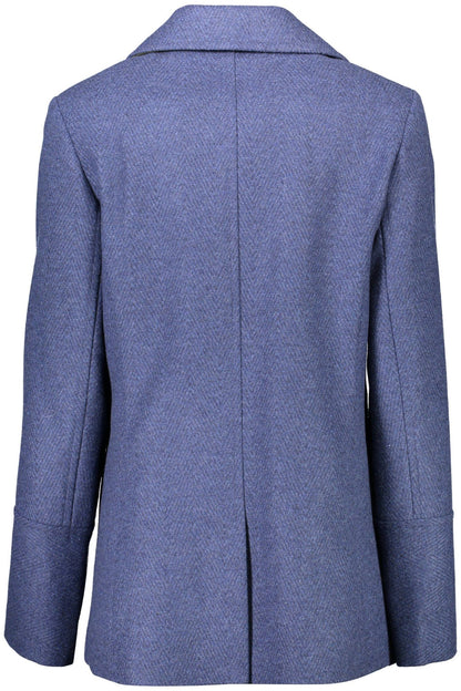 Blaue Polyester Jacken & Mantel