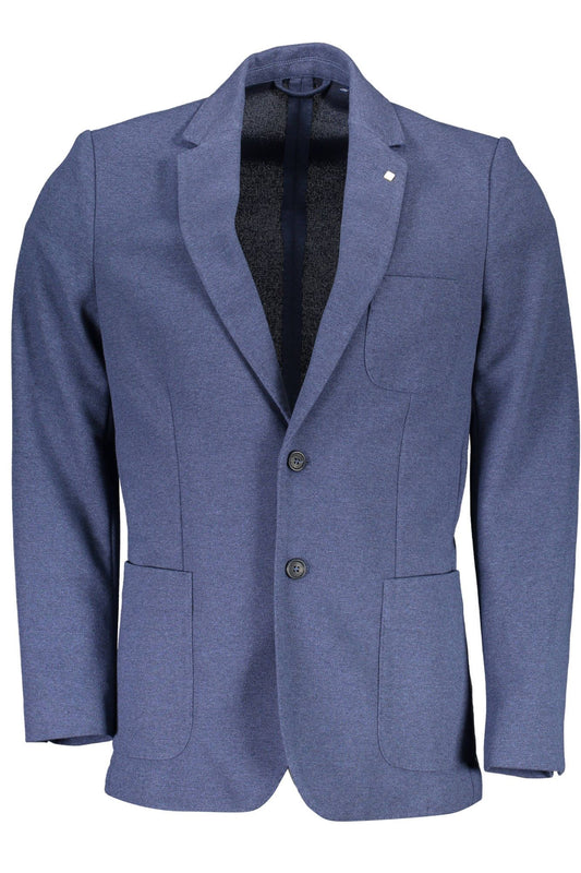 Blaue Baumwolljacke
