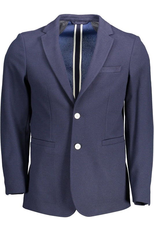 Blaue Baumwolljacke