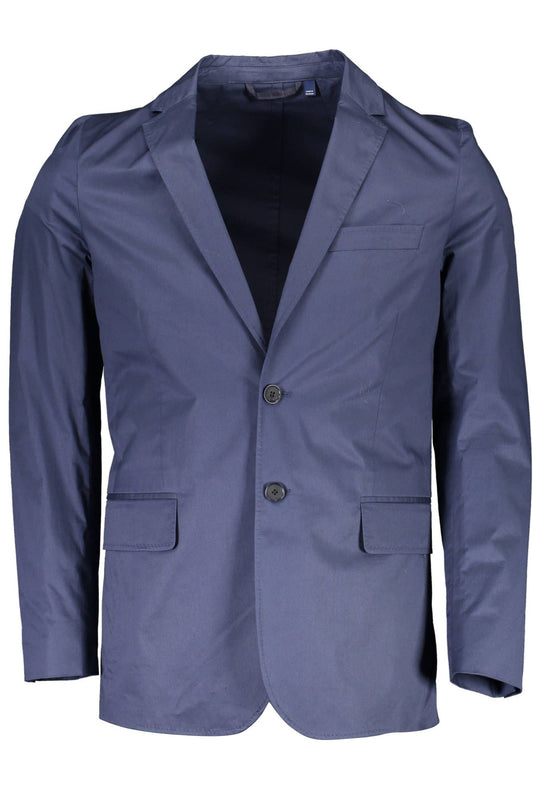 Blaue Baumwolljacke