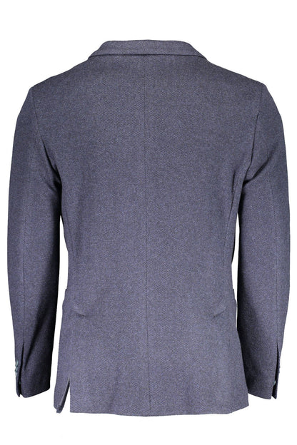 Blaue Baumwolljacke