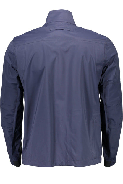 Blaue Baumwolljacke