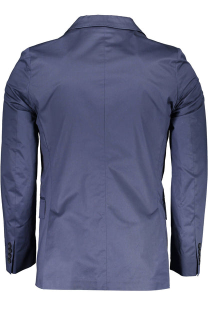 Blaue Baumwolljacke
