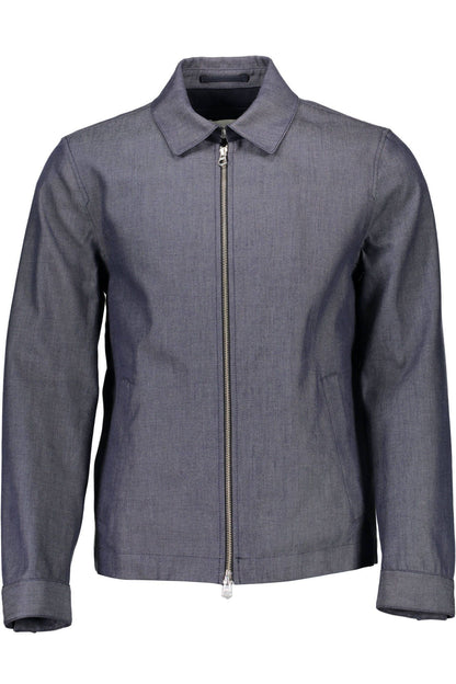 Blaue Baumwolljacke