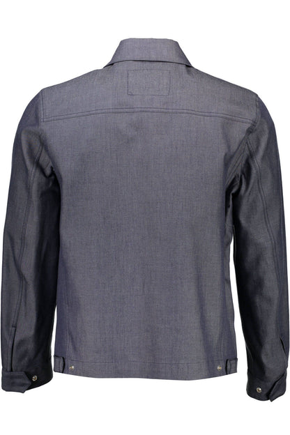 Blaue Baumwolljacke