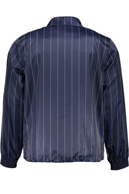 Blaue Polyester-Jacke