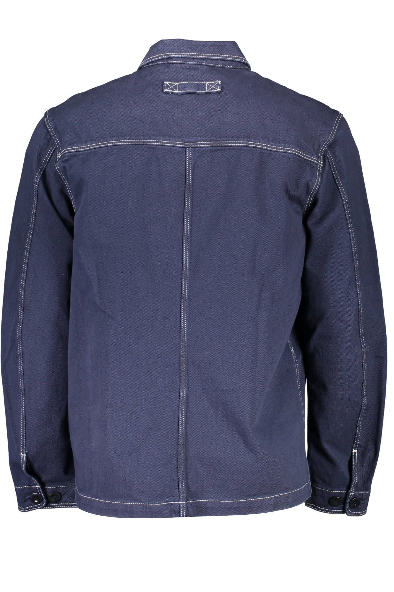 Blaue Baumwolljacke